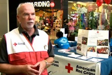 Jim Hollyer in Red Cross uniform